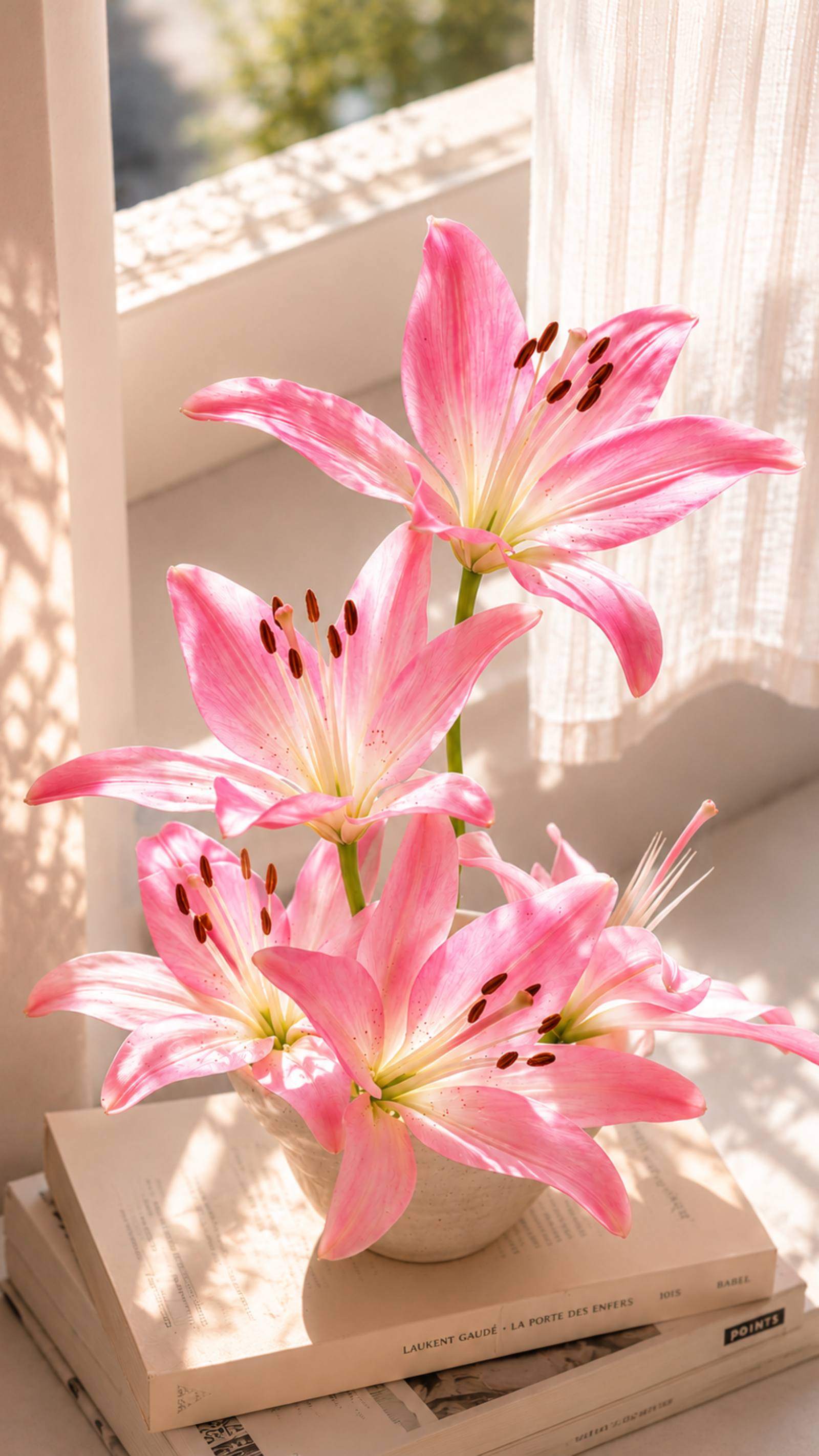 Blush Petal Serenity Aesthetic Wallpaper 4K